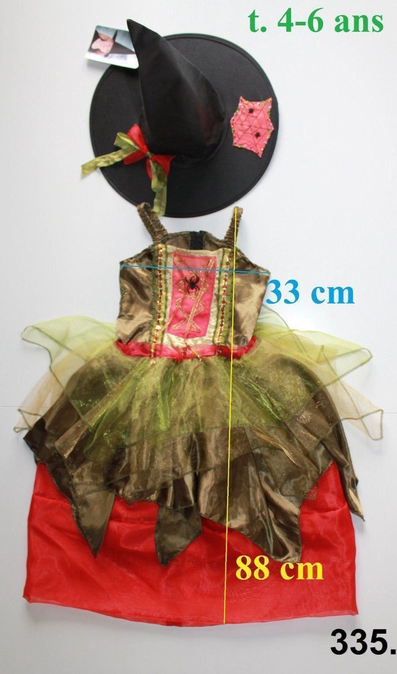 Costumi: Costume sorcière / Hexe  t. 4 - 6 ans – Usato da Peseux venduto da Gilloss 1