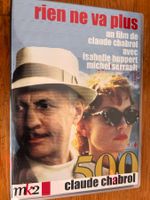 Rien ne va plus (1997 DVD, Claude Chabrol, Isabelle Huppert)