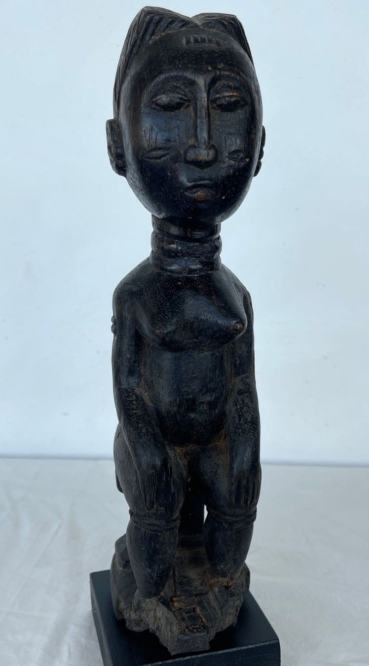 Skulpturen & Statuen: antike Baule Figur Elfenbeinküste Höhe 31 cm – Gebraucht aus Rüthi (Rheintal) von  6