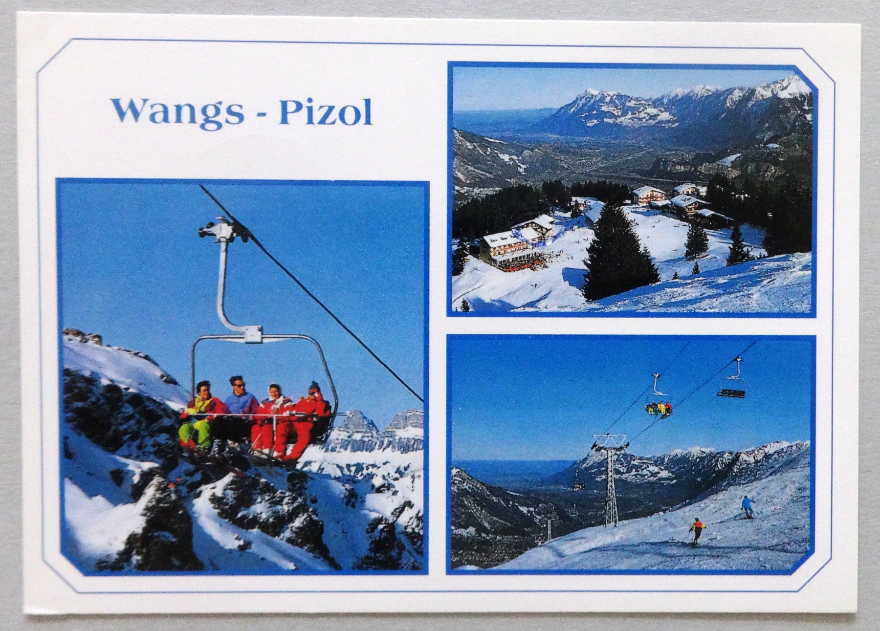 Cartes postales: Skigebiet Wangs - Pizol – D'occasion à Fétigny par Billy2miny