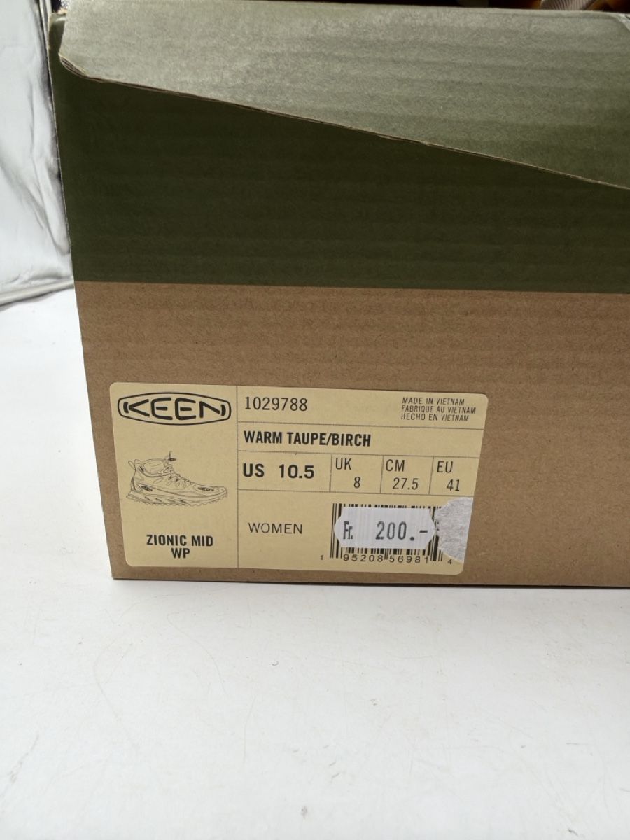 Keen Scarpe da donna: Keen Wanderschuhe Zionic Mid WP Grösse 41 neu – Nuovo e nell'imballaggio originale da Sirnach venduto da Gin_kobi02 4
