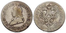 Basel Bistum 24 Kreuzer 1788  /4042