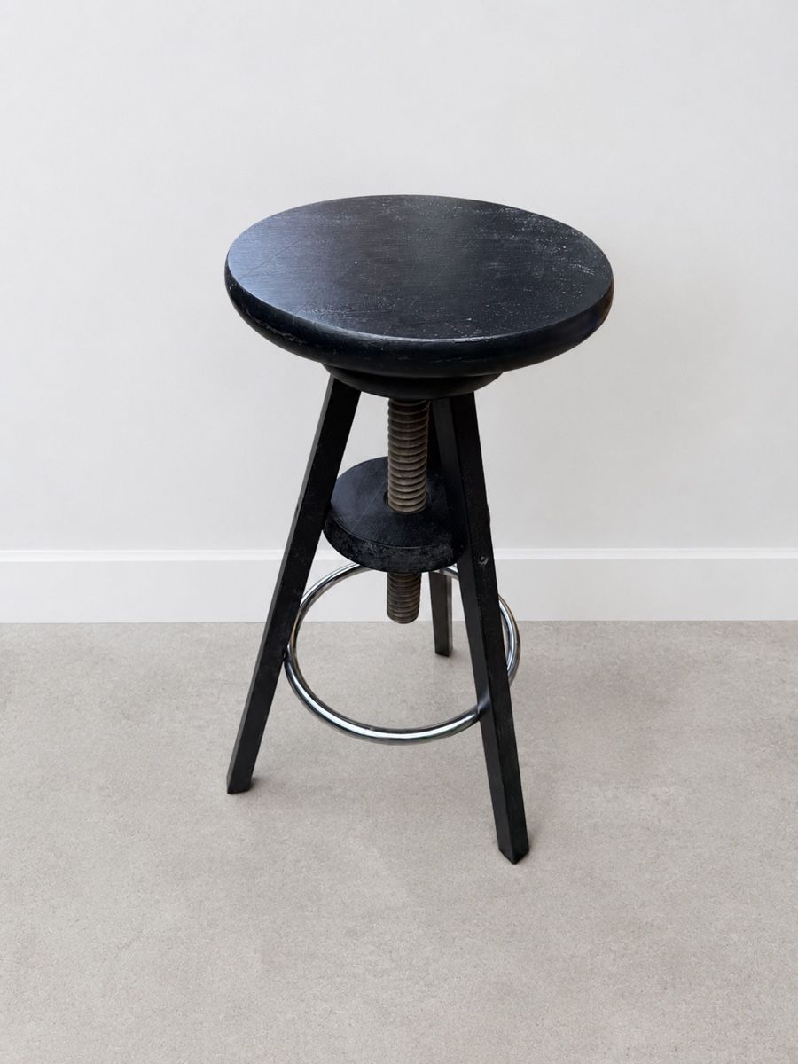 Sgabelli: Vintage Holzhocker / Drehstuhl – Usato da Dachsen venduto da Lor_sch 1