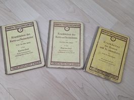 Pareys Taschenatlanten Krankheiten Kernobst 3 Bände, antik