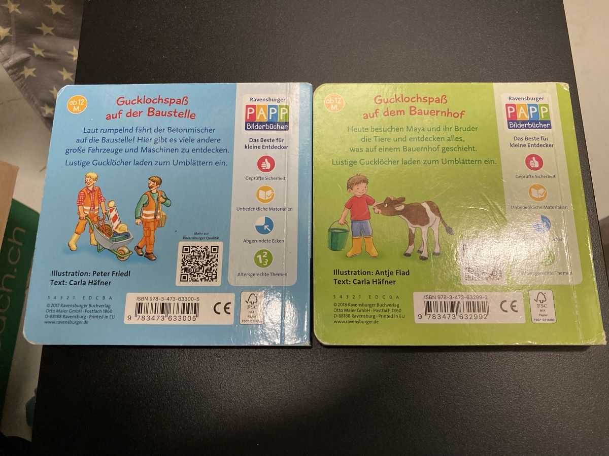 Bücher: Ravensburger Gucklochbuch: Baustelle & Bauernhof – Gebraucht aus Röschenz von rah_8hkj 1