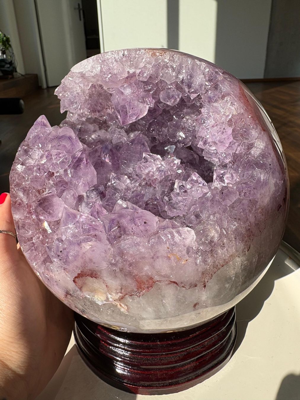 Minerali & Pietre curative: Amethyst Geoden Kugel – Nuovo (secondo la descrizione) da Neuheim venduto da m.hald 6