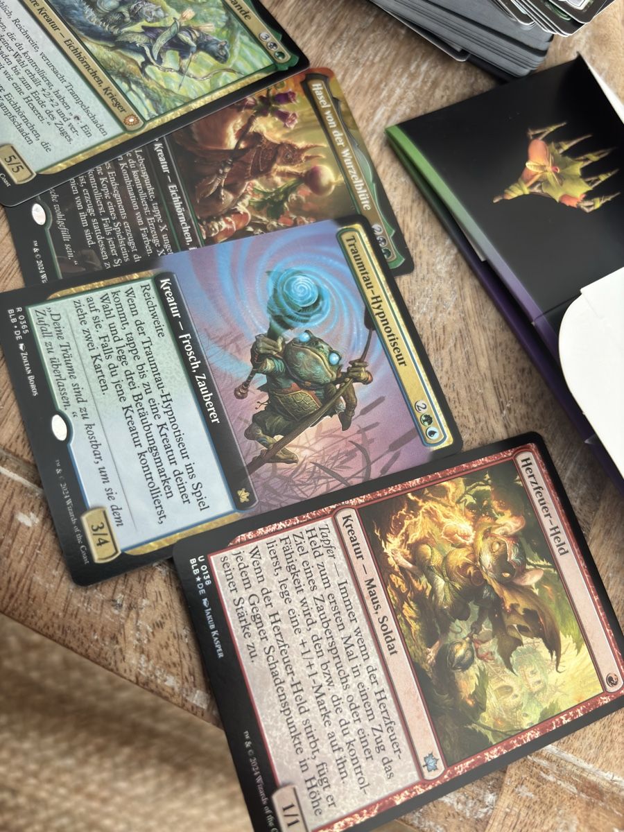 Magic The Gathering Carte collezionabili: Magic The Gathering BloomBurrow Commander Deck Deutsch – Usato da Steinmaur venduto da BobsCards 4