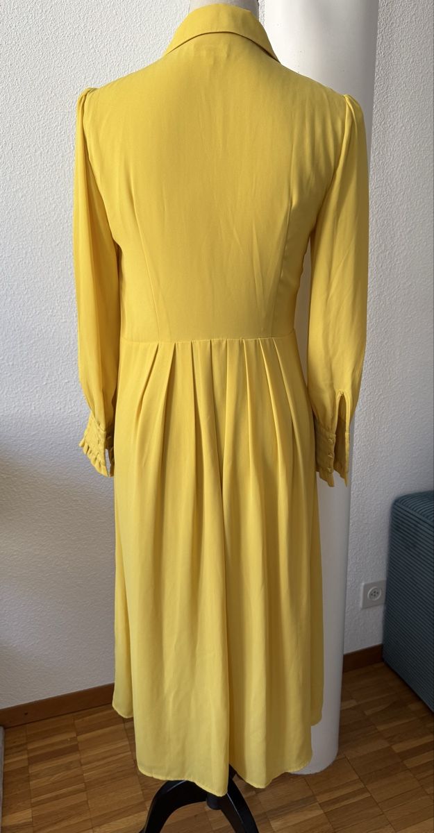 Claudie Pierlot Vestiti: Robe Claudie Pierlot, jaune, taille 36 – Nuovo (secondo la descrizione) da Morges venduto da sandy069 2