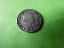 Schweiz 1910, 5 Rappen