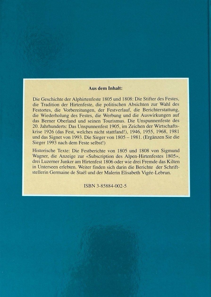 Libri: Gallati Rudolf, Unspunnen – Usato da Sarnen venduto da Livres 1