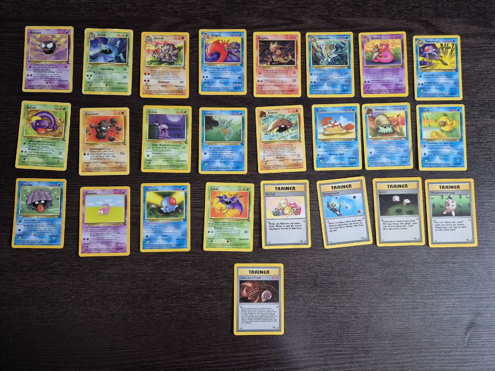 Pokémon Carte collezionabili: Pokemon diverse Karten Fossil Set – Usato da Luzern venduto da Claike