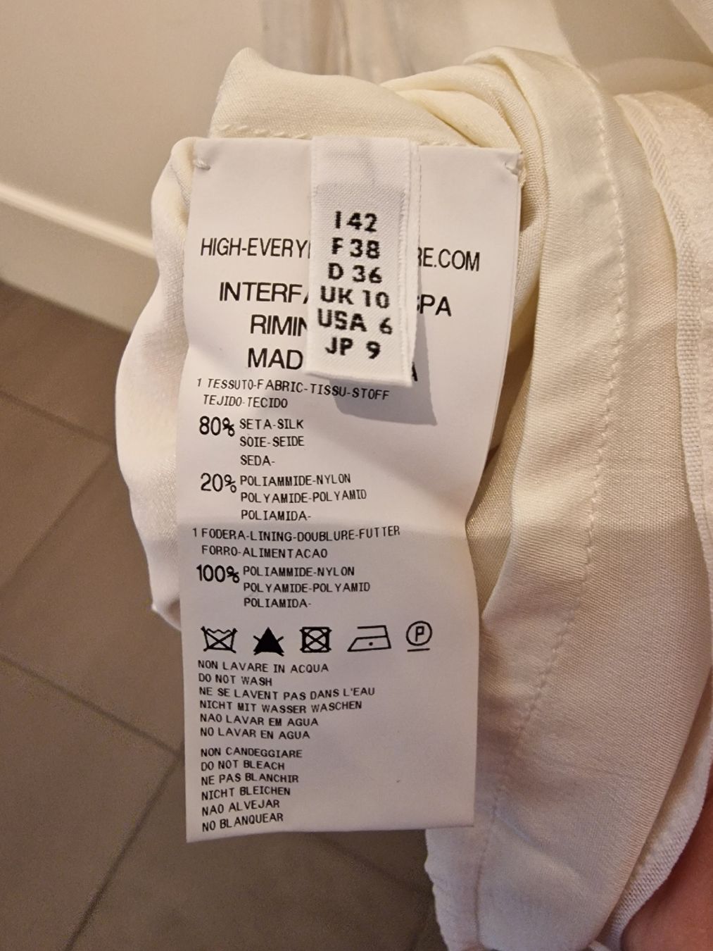 Vestiti: HIGH Kleid aus Seide Gr. 36 – Usato da Basel venduto da chingson 4