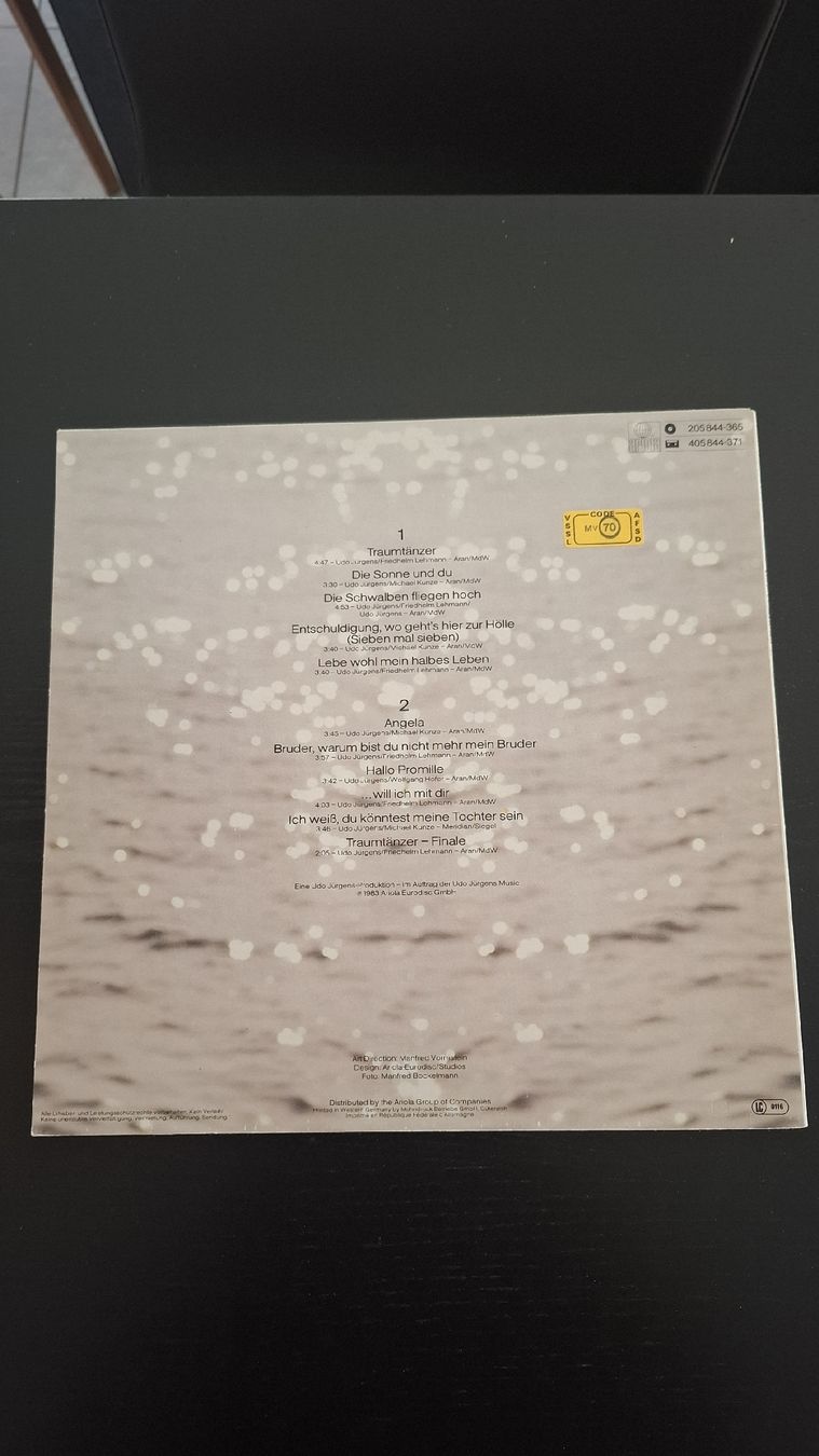 Dischi in vinile: LP • Udo Jürgens • Traumtänzer – Usato da Ottenbach venduto da Rasenmaeeher 1