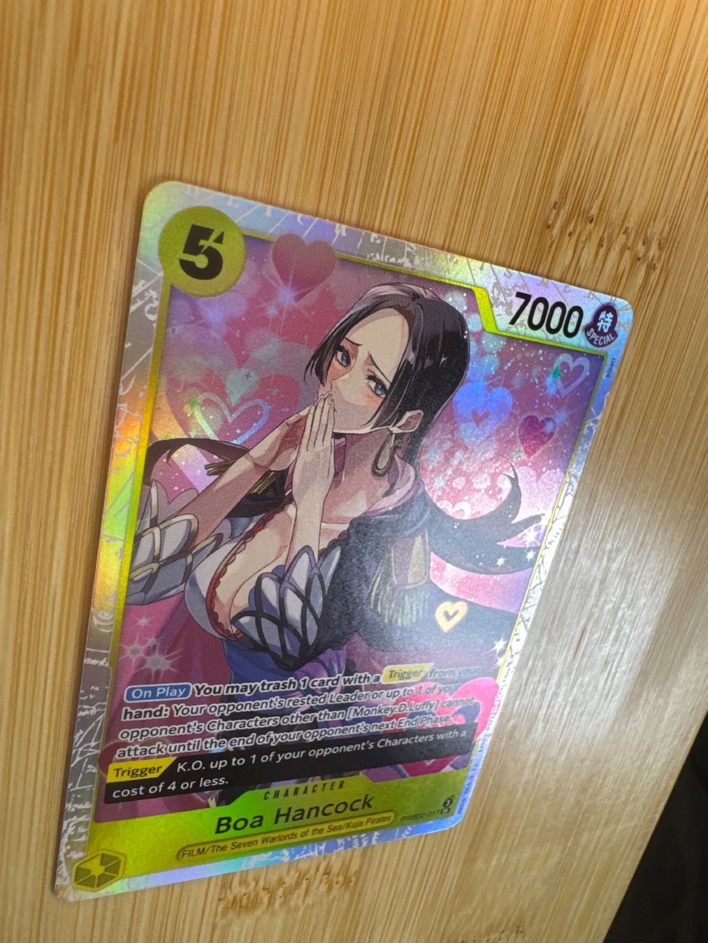 Bandai Sammelbilder & Trading cards: [EN] Boa Hancock PRB02-017 SR One Piece TCG - ❤️ luffy – Neu (gemäss Beschreibung) aus Grand-Lancy von GNZGVA 2