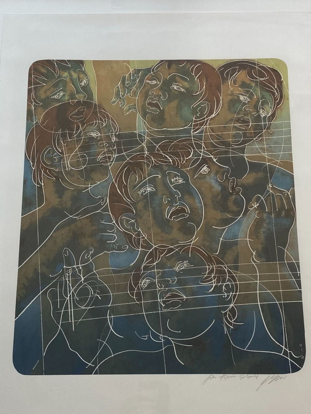 Grafica & Litografie: Hans Erni Original signiert Lithografie – Usato da Vaduz venduto da Unikate-Markt 3