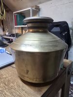 Vase Messing gross Höhe ca. 28cm 2.5Kg (D)
