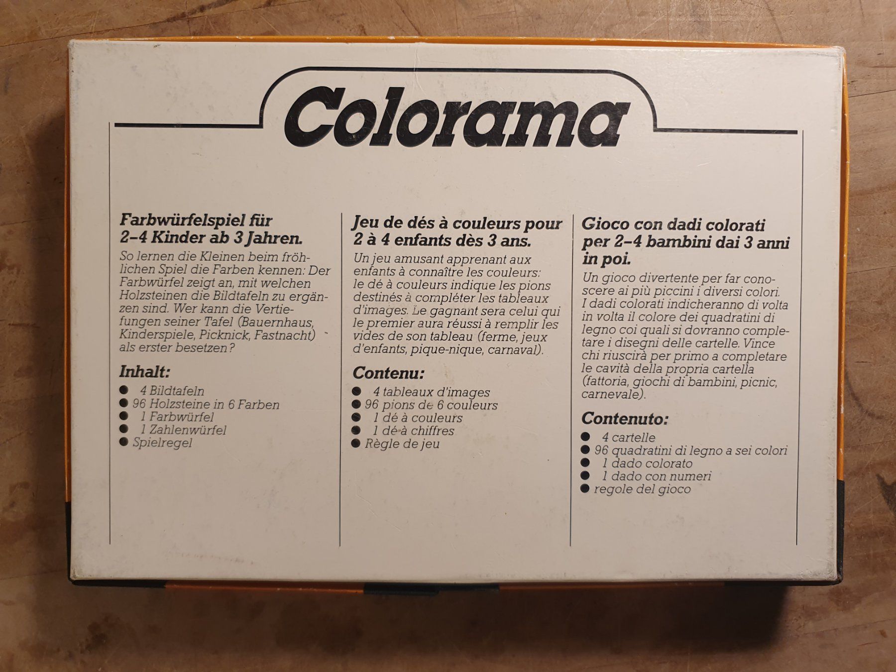 Spiele: Colorama Farbwürfelspiel – Gebraucht aus Zürich von loosebone 7