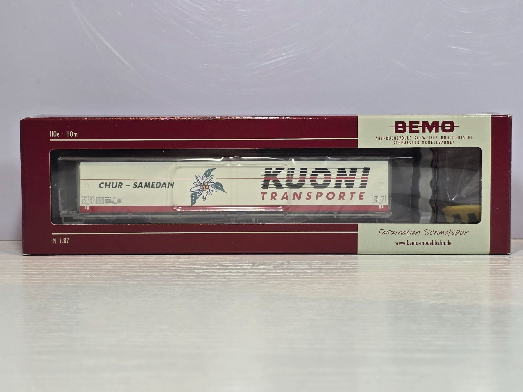 Bemo Modellini di ferrovie: Bemo, 2288112, RhB, Schiebewandwagen, Kuoni, Neu – Nuovo e nell'imballaggio originale da Kloten venduto da Nicola2