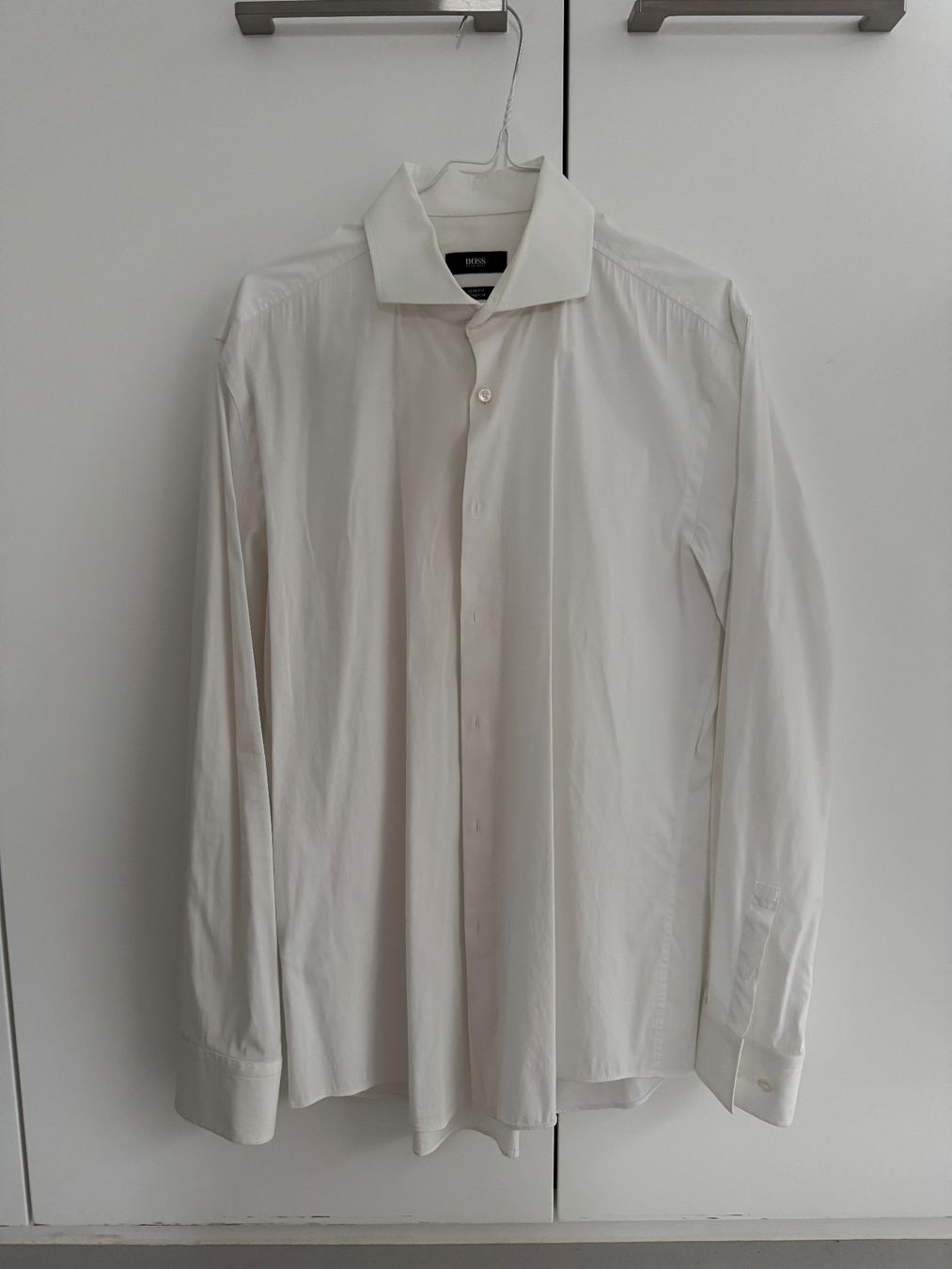 Hugo Boss Camicie: BOSS Herren Hemd Jason Weiß Gr. 41 – Usato da Zürich venduto da ebr_595v