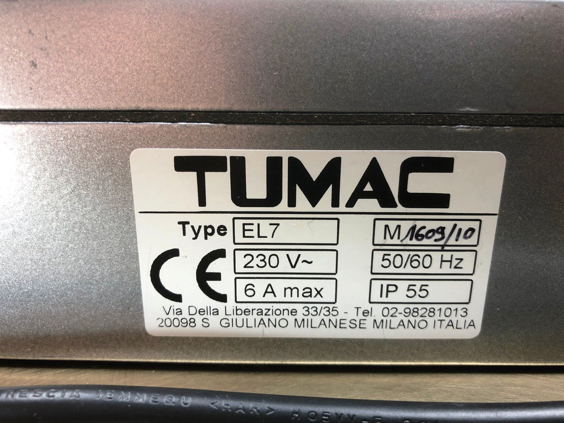 Componenti elettronici: Tumac EL7 Steuereinheit Box – Usato da Laufenburg venduto da Sirluger 4