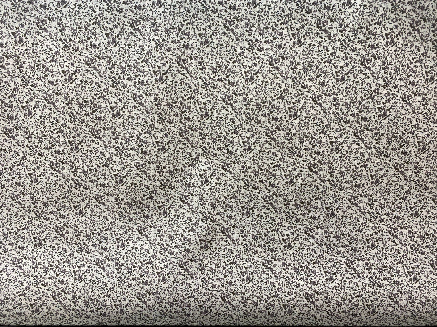 Tessuti: Tissu coton blanc imprimé fleurs – Nuovo e nell'imballaggio originale da Préverenges venduto da mam_629h