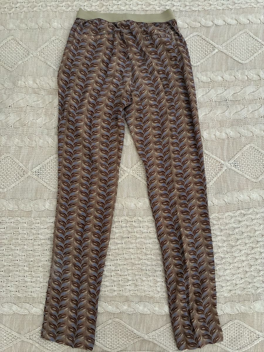 Pantalons: Mason's Pants Viscose Size 38 Brown Blue Pattern – D'occasion à Lausanne par milasha 3