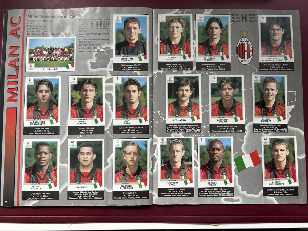 Panini Album: Panini CL Album 1999-2000 – Usato da Binningen venduto da Flagello 9