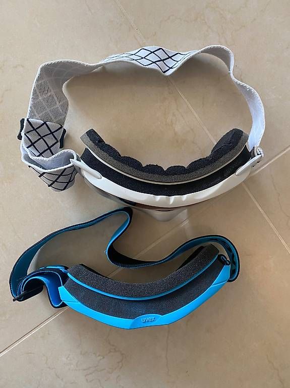 Occhiali & Lenti: Kinder Skibrillen Set weiss & blau – Usato da Arisdorf venduto da Delfina010 2