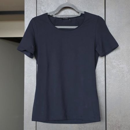 🐸 NAVYBOOT T-SHIRT S DUNKELBLAU 8 % ELASTAN NEU