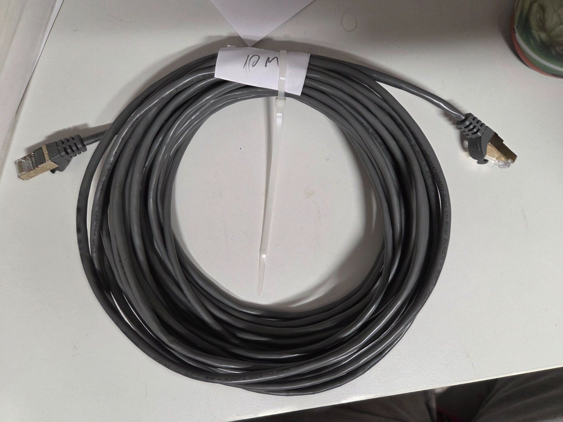 Cavi: 10m ukv ethernetkabel cat5e patchkabel – Usato da Zürich venduto da eymen20