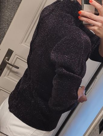 Zara metallic Strick Pulli, limited edition