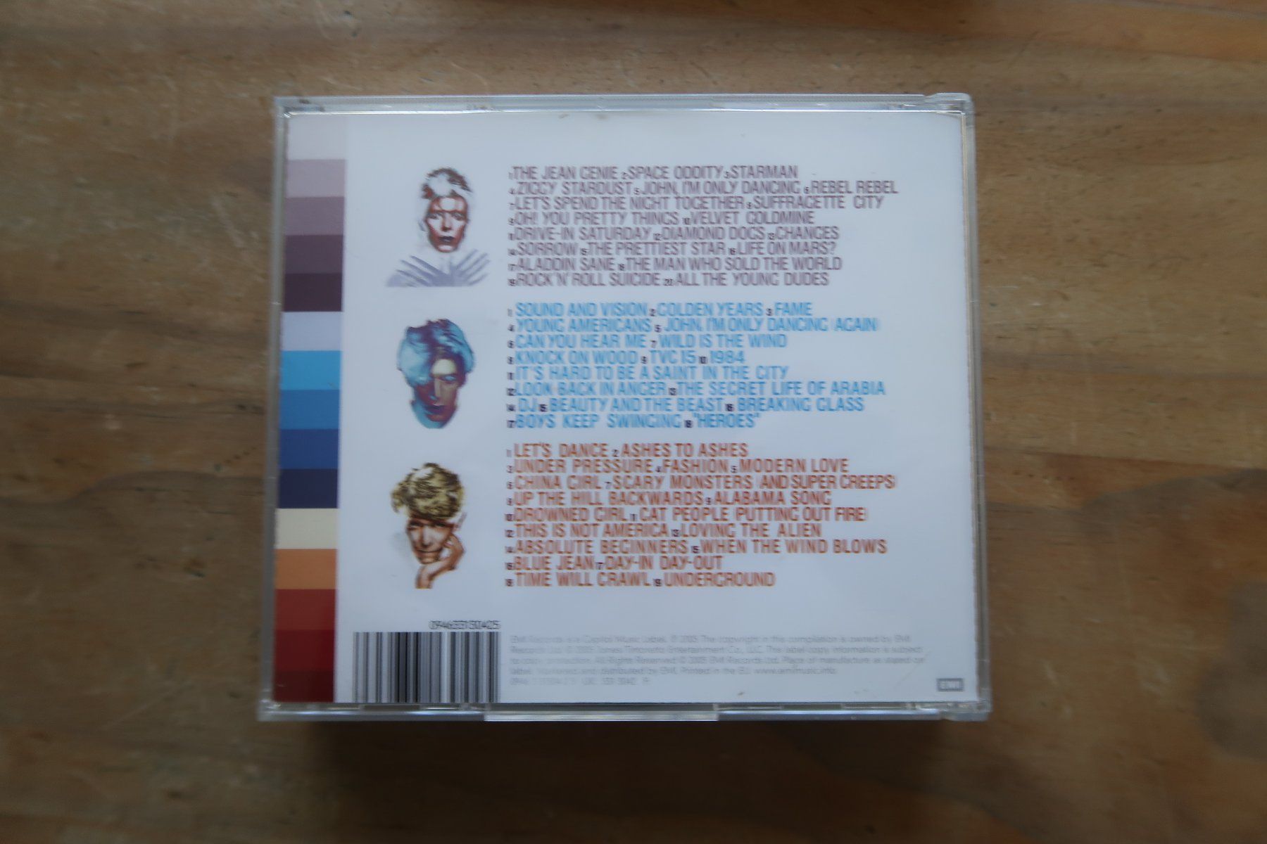 CD: DAVID BOWIE - THE PLATINUM COLLECTION - 3x CD BOX – Usato da Basel venduto da Patiscat 4