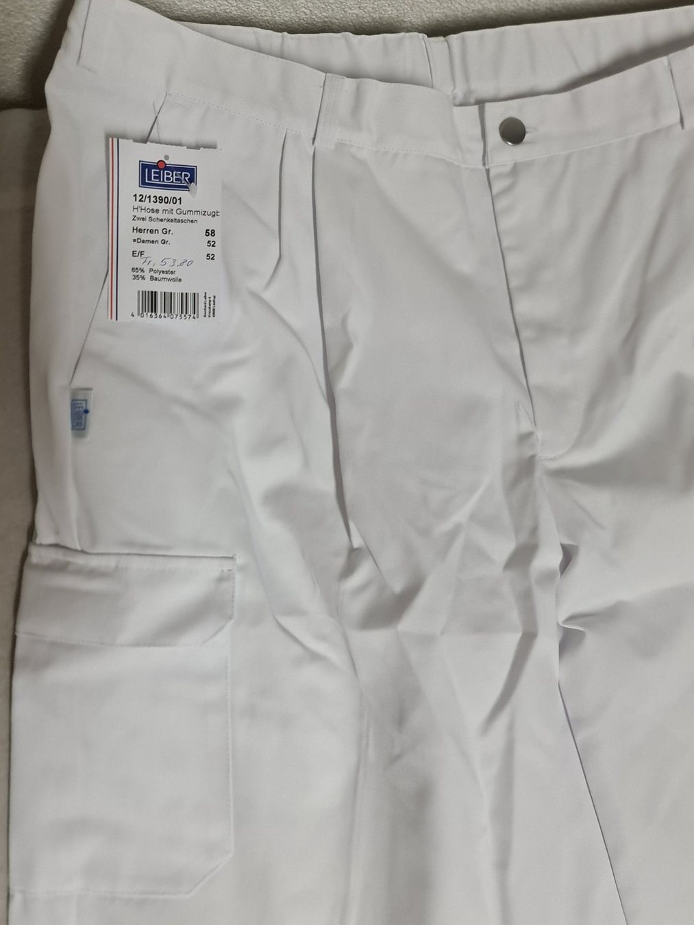 Uniformi: Leiber Kochhose Gr. 52/58 – Nuovo (secondo la descrizione) da Uerkheim venduto da Kaufoption 1