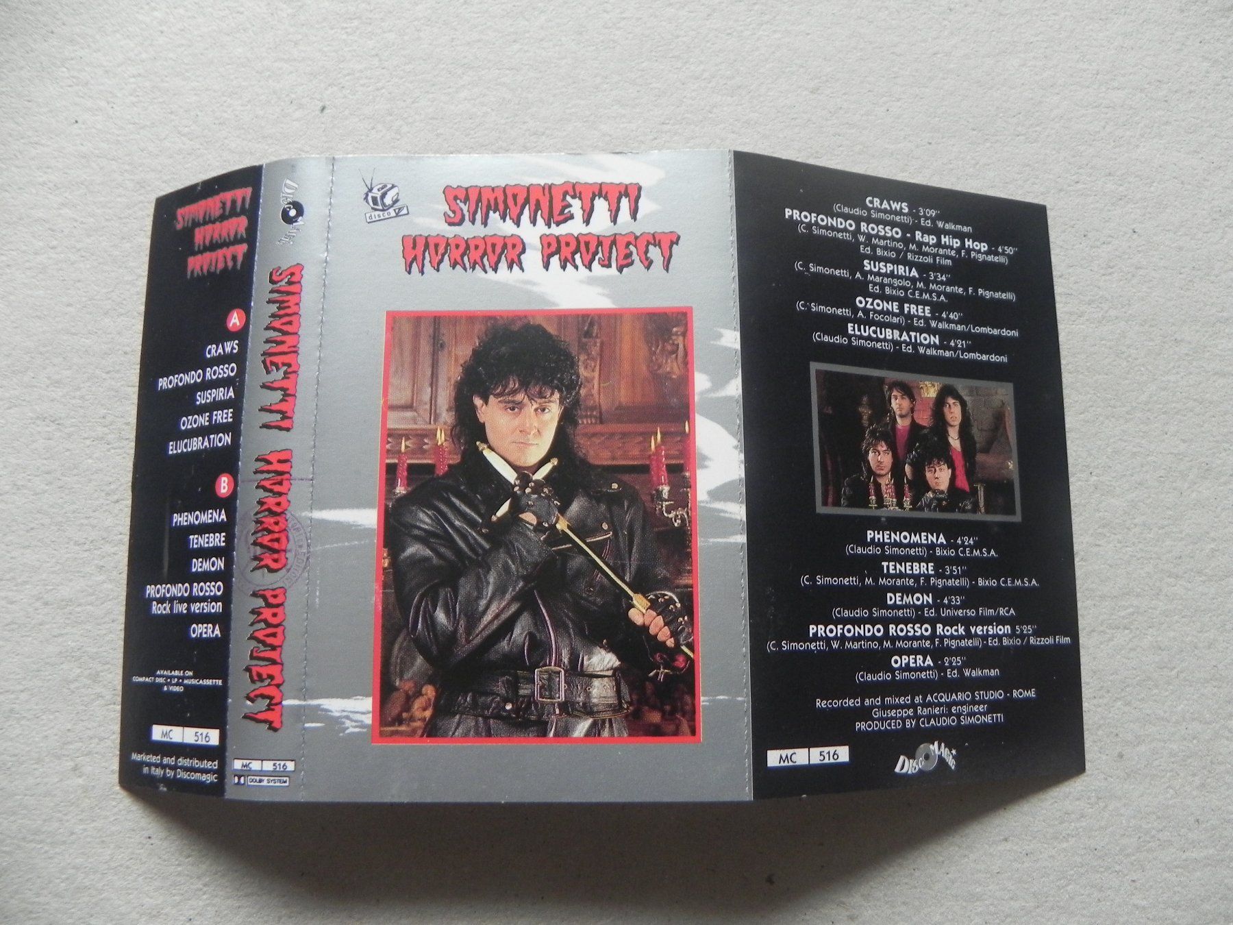 Musicassette: MC Musikkassette Italien Electro Simonetti Horror Project – Nuovo e nell'imballaggio originale da Siebnen venduto da krimsie 2