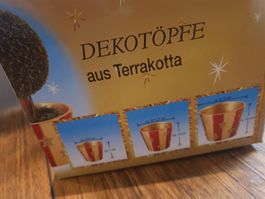 3x Übertöpfe Advent / Weihnachten