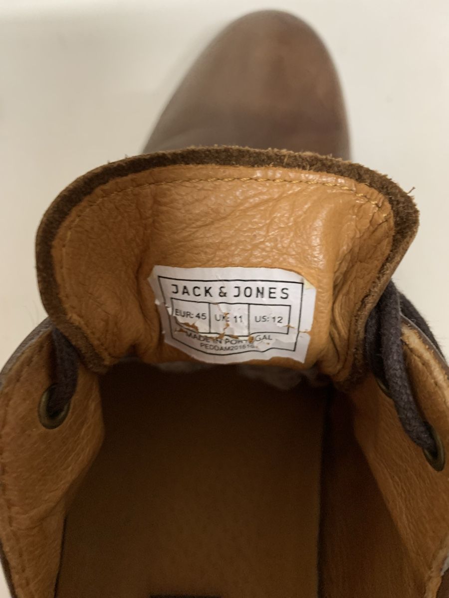 Jack & Jones Scarpe da uomo: Jack & Jones Leder Schnürschuhe, Gr. 45 – Usato da Egg b. Zürich venduto da ohtannenbaum 3
