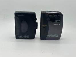 2X Sony Walkman+Radio Baladeur cassette K7 NOT WORKING