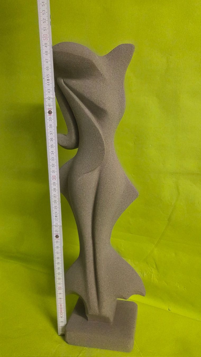 Skulpturen & Statuen: Sandstein Statue Frau abstrakt 50cm – Neu (gemäss Beschreibung) aus Roggliswil von Mabelco 4