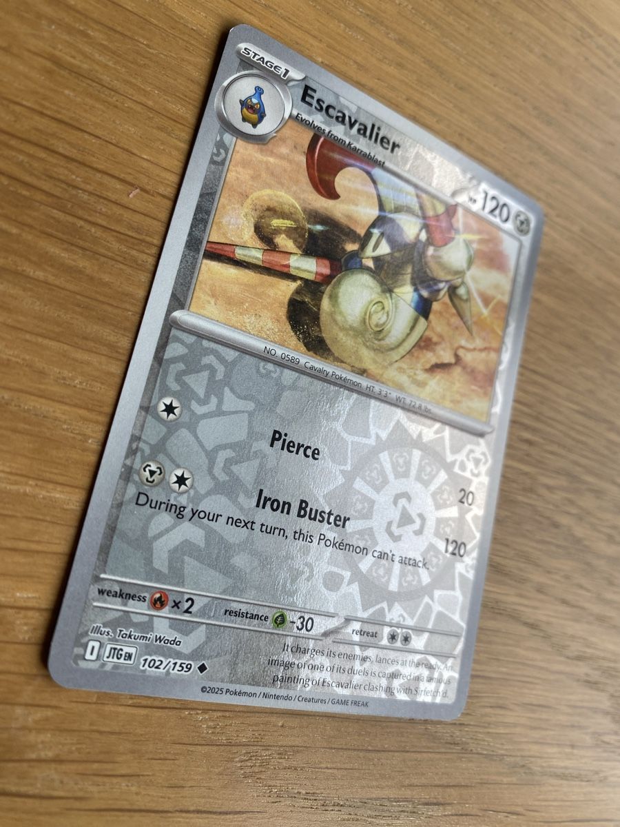 Pokémon Sammelbilder & Trading cards: Pokemon Escavalier 102/159 JTG Reverse Holo engl. – Neu (gemäss Beschreibung) aus Haldenstein von lisipe 1