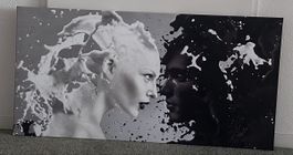 Leinwandbild „Milk & Coffee“ 60 x 120 cm