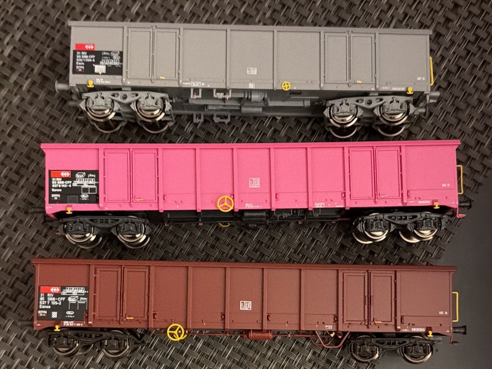 ROCO Lot de 6 wagons (eanos,EAOS) CFF SBB, occasion (Gebraucht) in ...