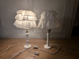 Der mit 2 Stehlampen Shabby Chic weiss