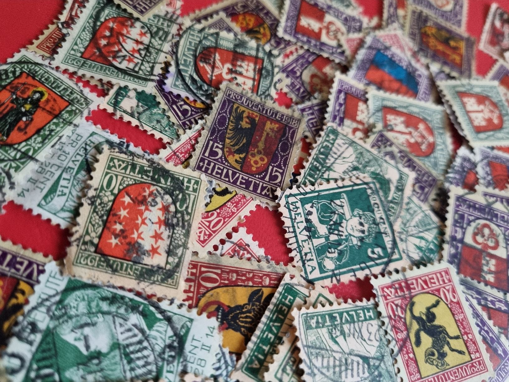 Tous les timbres: NACHLASS-POSTEN - PRO JUVENTUTE MIT BESSEREN  – D'occasion à Heimenschwand par rog_p7h9 4