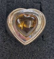 925 SILBER RING HERZ VORM