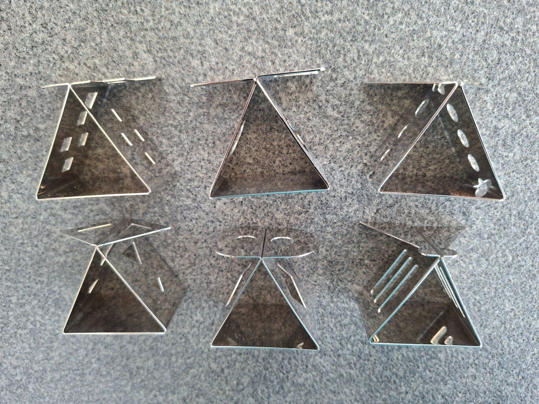 Sonstige Dekorationen & Accessoires: Set 6 Servietten-Ringe, Metall glänzend – Gebraucht aus Stäfa von Anita62 1