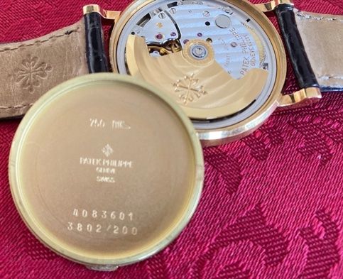Patek Philippe Orologi: Patek Philippe, Calatrava Ref. 3802, autom, Datum, 18K Gold – Usato da Chur venduto da Spuntz1 7
