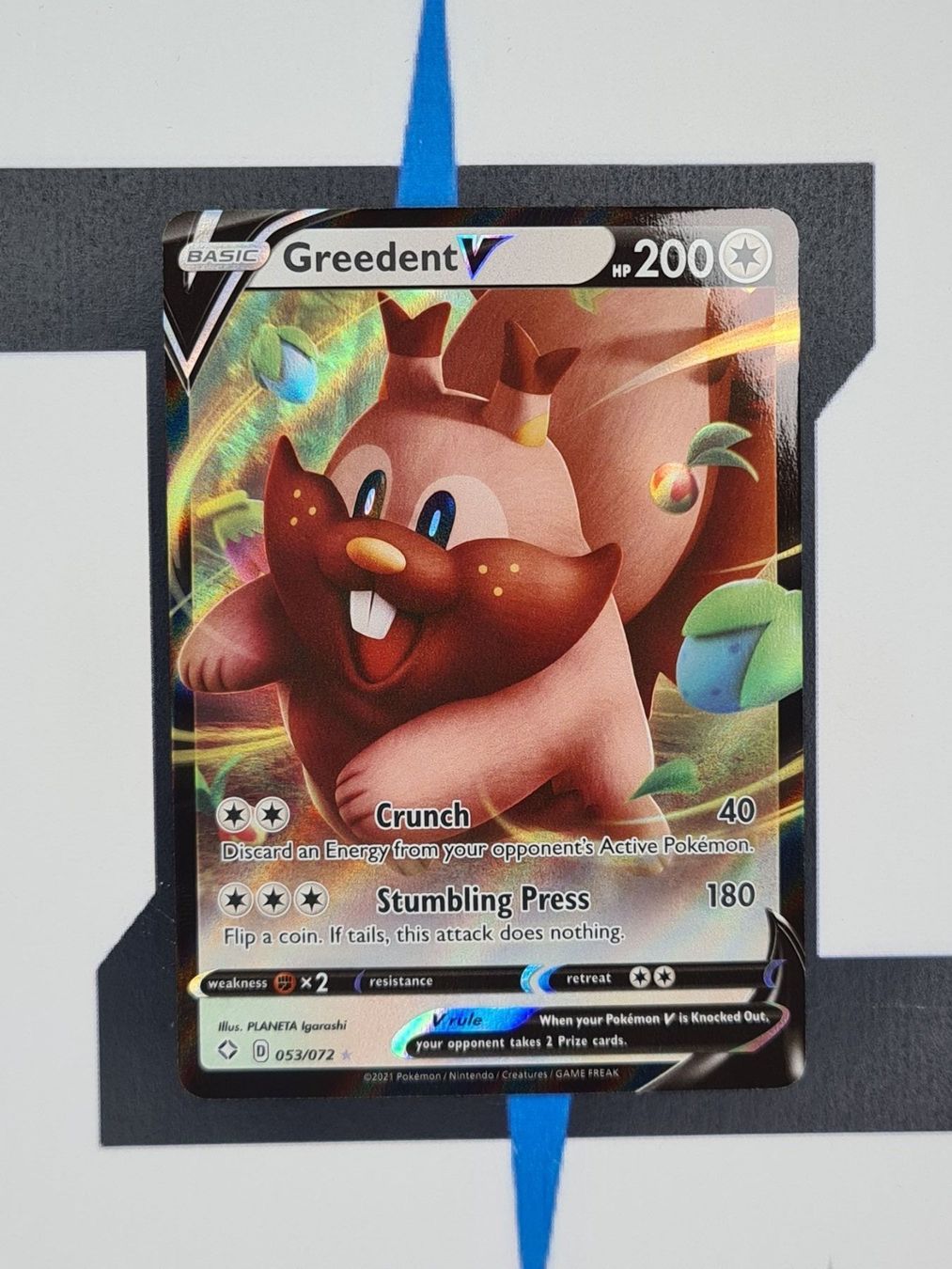 Pokémon Sammelbilder & Trading cards: Greedent V SHF53 EN NM – Neu (gemäss Beschreibung) aus Basel von Zadoys