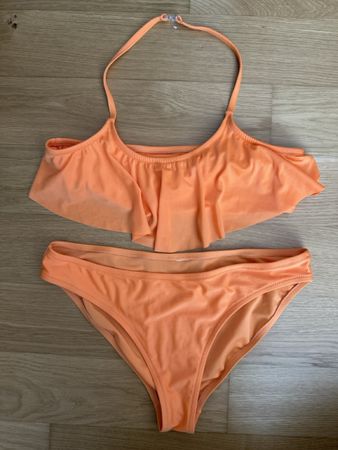 Bikini orange für Mädchen 176