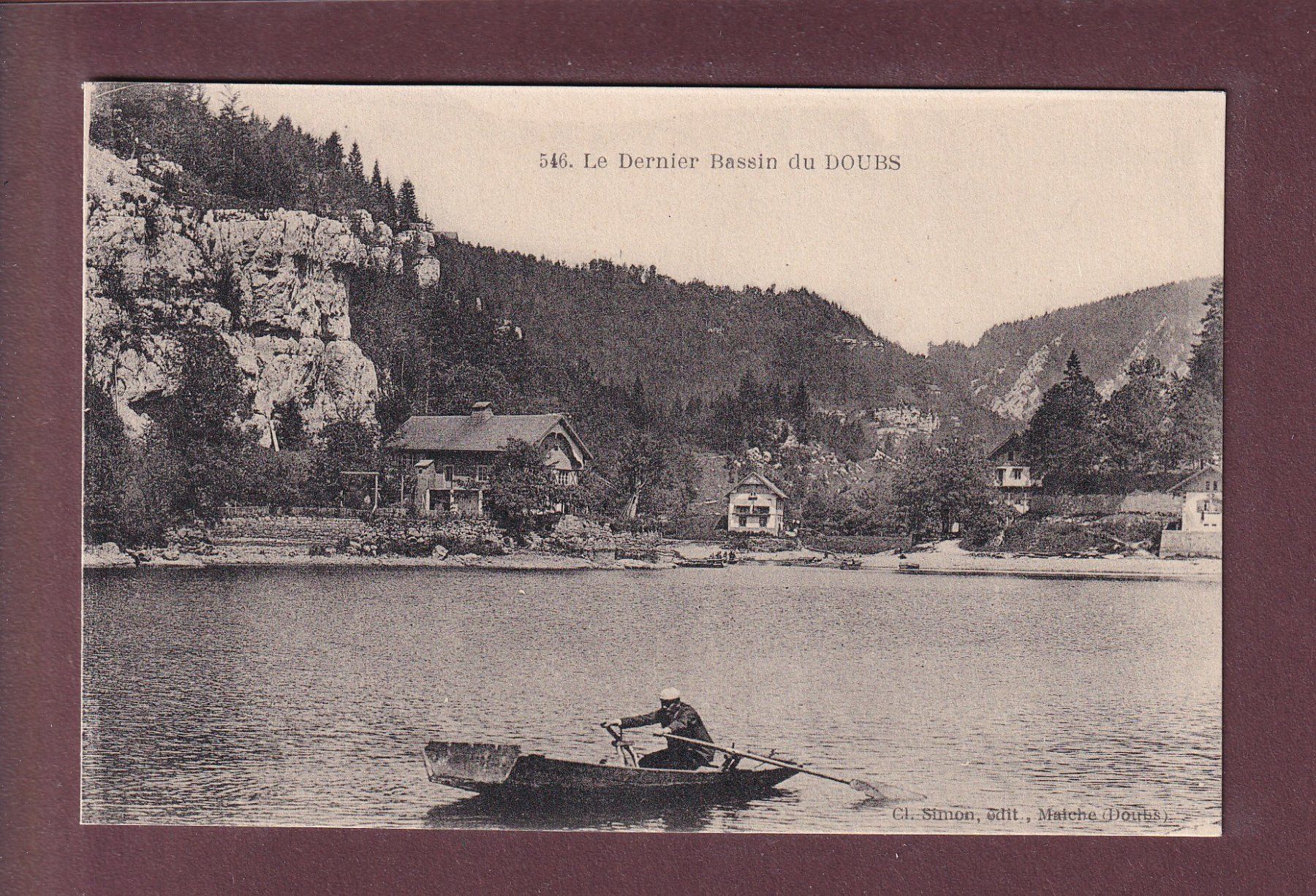 Ansichtskarten: LES BRENETS - Bassin du Doubs – Gebraucht aus Pully von nicecards