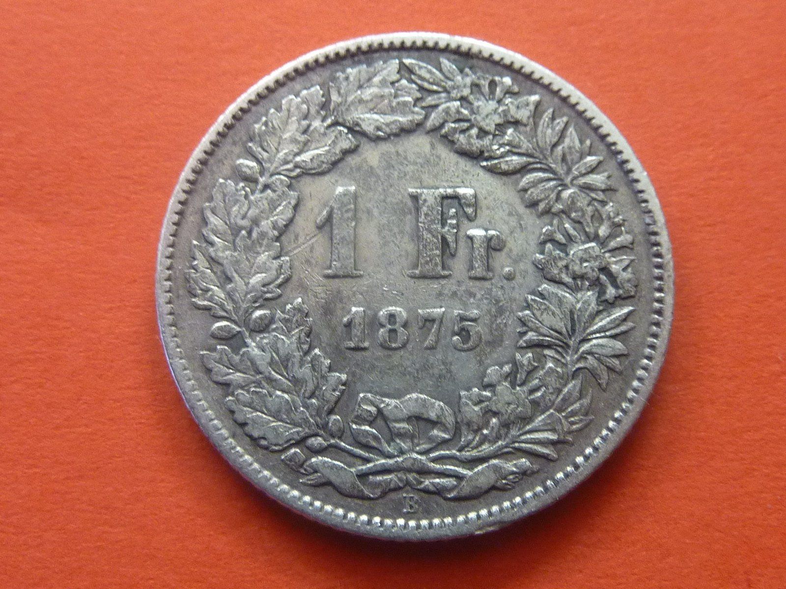 Tutti le monete: Silber 1 Fr. 1875  -  Ungereinigt  - – Usato da Seon venduto da aee_7gpz